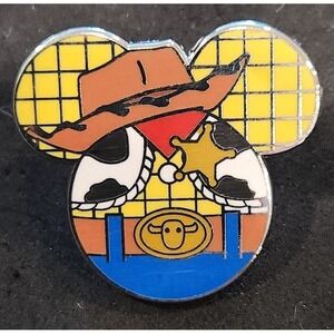 Disney Pin Woody Toy Story Sheriff Mickey Mouse  Ears Icon Mystery 86551